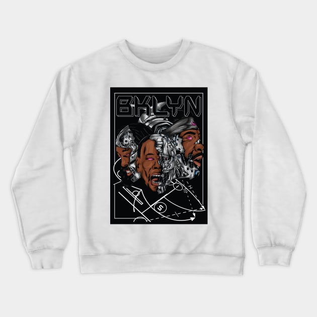 Brooklyn Nets - Big 3 Crewneck Sweatshirt by zamtex